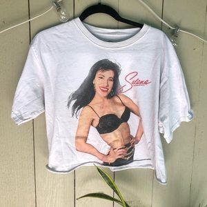 Selena Cropped Graphic T-Shirt